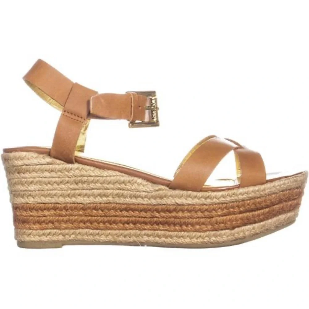 NEW❗️Lauren Ralph Lauren - Roberta Espadrilles Sandals - polo tan Wedge size 9.5 - Picture 10 of 12